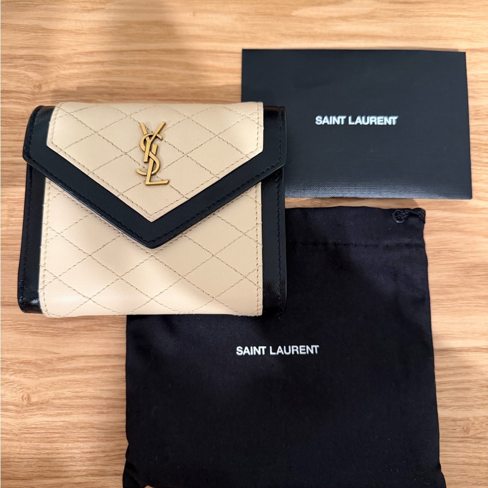 Quilted YSL Wallet
